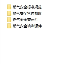 燃气安全资料包